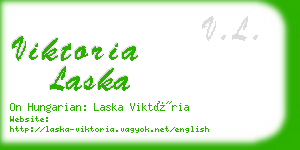 viktoria laska business card